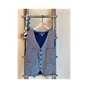Heritage 1981 Pinstripe Cotton | Linen Vest